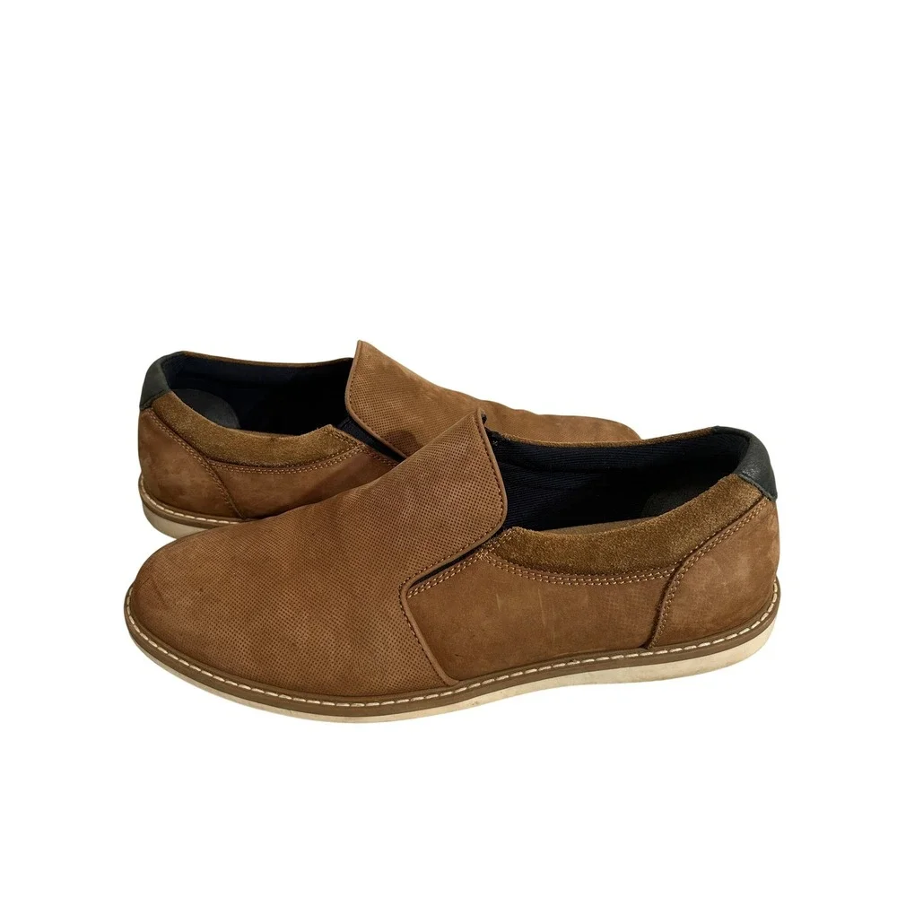 J Murphy Slip-On Loafer Men's Size 10.5 Brown Casual
